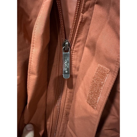 Woolrich Orange Men’s XL Rain Jacket Zip Up Hooded - Picture 3 of 11